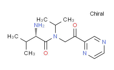 CAS No. 1354008-51-7, (S)-2-Amino-N-isopropyl-3-methyl-N-(2-oxo-2-(pyrazin-2-yl)ethyl)butanamide