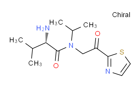 CAS No. 1354010-79-9, (S)-2-Amino-N-isopropyl-3-methyl-N-(2-oxo-2-(thiazol-2-yl)ethyl)butanamide