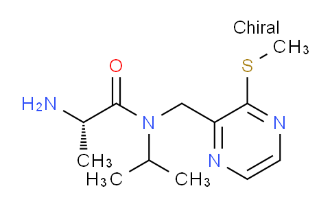 CAS No. 1354009-27-0, (S)-2-Amino-N-isopropyl-N-((3-(methylthio)pyrazin-2-yl)methyl)propanamide