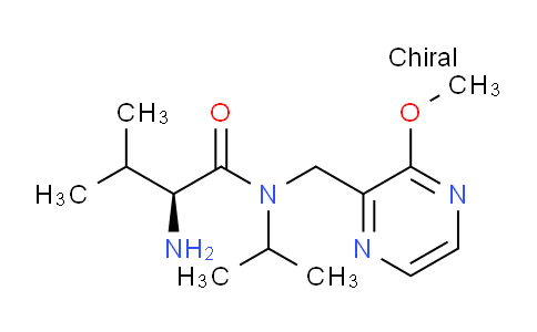 CAS No. 1354009-49-6, (S)-2-Amino-N-isopropyl-N-((3-methoxypyrazin-2-yl)methyl)-3-methylbutanamide