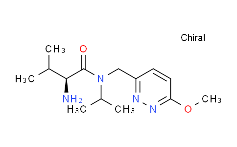 CAS No. 1354009-98-5, (S)-2-Amino-N-isopropyl-N-((6-methoxypyridazin-3-yl)methyl)-3-methylbutanamide
