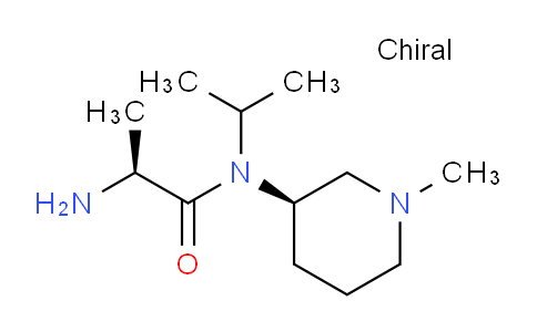 CAS No. 1401667-22-8, (S)-2-Amino-N-isopropyl-N-((R)-1-methylpiperidin-3-yl)propanamide