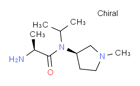 CAS No. 1401668-97-0, (S)-2-Amino-N-isopropyl-N-((R)-1-methylpyrrolidin-3-yl)propanamide