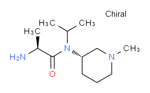 CAS No. 1401665-27-7, (S)-2-Amino-N-isopropyl-N-((S)-1-methylpiperidin-3-yl)propanamide