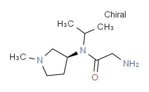 CAS No. 1354003-17-0, (S)-2-Amino-N-isopropyl-N-(1-methylpyrrolidin-3-yl)acetamide