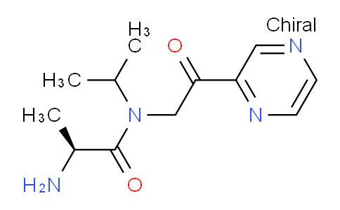 CAS No. 1354004-12-8, (S)-2-Amino-N-isopropyl-N-(2-oxo-2-(pyrazin-2-yl)ethyl)propanamide