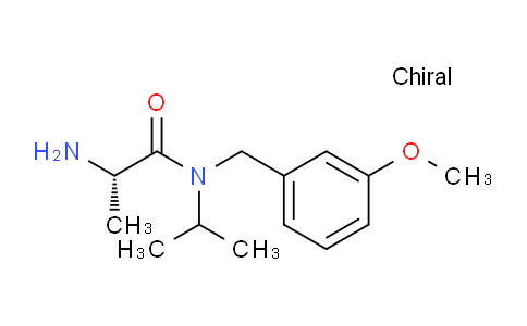 CAS No. 1354003-98-7, (S)-2-Amino-N-isopropyl-N-(3-methoxybenzyl)propanamide