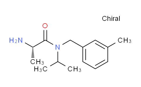 CAS No. 1353995-94-4, (S)-2-Amino-N-isopropyl-N-(3-methylbenzyl)propanamide