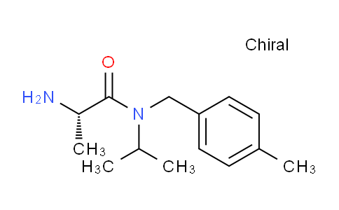 CAS No. 1354001-19-6, (S)-2-Amino-N-isopropyl-N-(4-methylbenzyl)propanamide