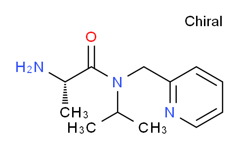 CAS No. 1304397-08-7, (S)-2-Amino-N-isopropyl-N-(pyridin-2-ylmethyl)propanamide