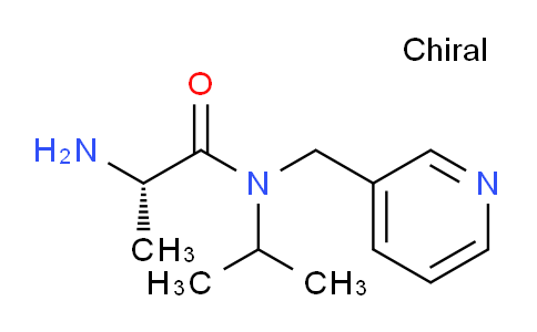 CAS No. 1292746-46-3, (S)-2-Amino-N-isopropyl-N-(pyridin-3-ylmethyl)propanamide