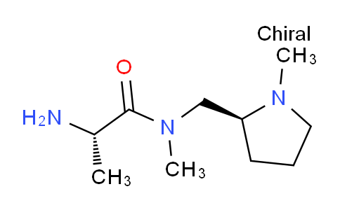 CAS No. 1401667-18-2, (S)-2-Amino-N-methyl-N-(((S)-1-methylpyrrolidin-2-yl)methyl)propanamide