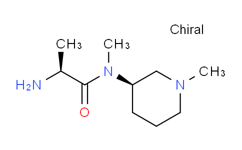 CAS No. 1401665-57-3, (S)-2-Amino-N-methyl-N-((R)-1-methylpiperidin-3-yl)propanamide