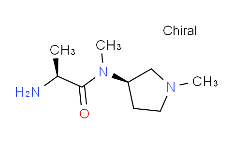 CAS No. 1401665-53-9, (S)-2-Amino-N-methyl-N-((R)-1-methylpyrrolidin-3-yl)propanamide