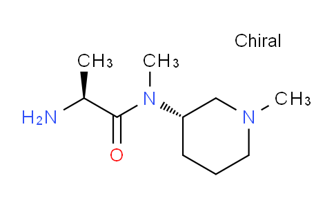 CAS No. 1401667-89-7, (S)-2-Amino-N-methyl-N-((S)-1-methylpiperidin-3-yl)propanamide