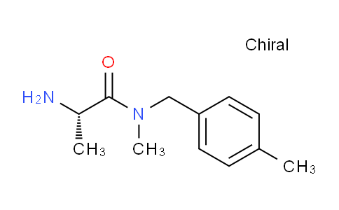 CAS No. 1307127-20-3, (S)-2-Amino-N-methyl-N-(4-methylbenzyl)propanamide