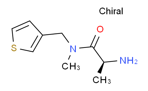 CAS No. 1292718-59-2, (S)-2-Amino-N-methyl-N-(thiophen-3-ylmethyl)propanamide