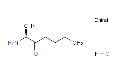 CAS No. 156990-36-2, (S)-2-Aminoheptan-3-one hydrochloride
