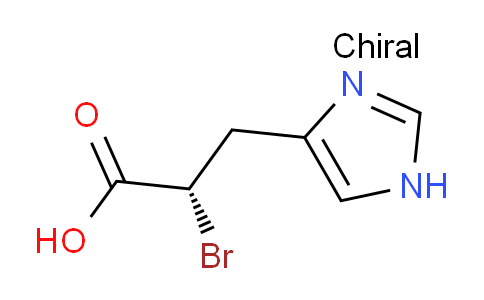 CAS No. 86288-08-6, (S)-2-Bromo-3-(1H-imidazol-4-yl)propanoic acid
