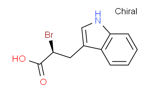 CAS No. 1237830-40-8, (S)-2-Bromo-3-(1H-indol-3-yl)propanoic acid
