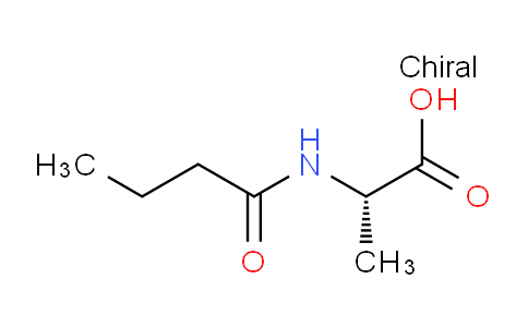CAS No. 59875-04-6, (S)-2-Butyramidopropanoic acid