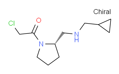 CAS No. 1354010-61-9, (S)-2-Chloro-1-(2-(((cyclopropylmethyl)amino)methyl)pyrrolidin-1-yl)ethanone