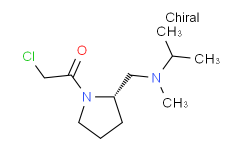 CAS No. 1354018-92-0, (S)-2-Chloro-1-(2-((isopropyl(methyl)amino)methyl)pyrrolidin-1-yl)ethanone
