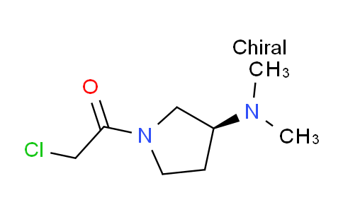 CAS No. 1354007-39-8, (S)-2-Chloro-1-(3-(dimethylamino)pyrrolidin-1-yl)ethanone