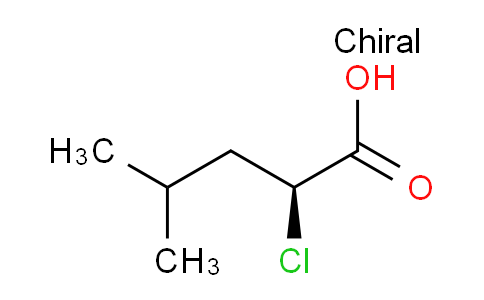 CAS No. 28659-81-6, (S)-2-Chloro-4-methylpentanoic acid