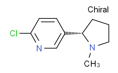 CAS No. 112091-17-5, (S)-2-Chloro-5-(1-methylpyrrolidin-2-yl)pyridine