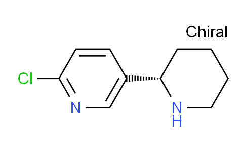 CAS No. 1134621-22-9, (S)-2-Chloro-5-(piperidin-2-yl)pyridine