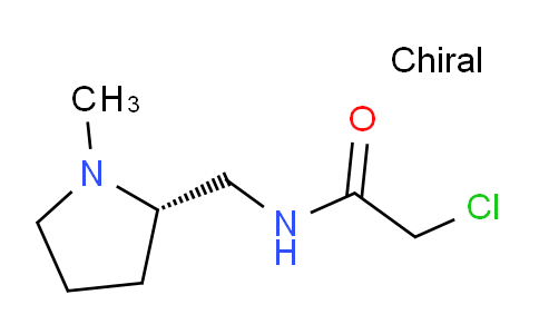 CAS No. 1354000-62-6, (S)-2-Chloro-N-((1-methylpyrrolidin-2-yl)methyl)acetamide