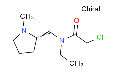 CAS No. 1354018-89-5, (S)-2-Chloro-N-ethyl-N-((1-methylpyrrolidin-2-yl)methyl)acetamide