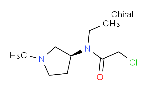 CAS No. 1353996-21-0, (S)-2-Chloro-N-ethyl-N-(1-methylpyrrolidin-3-yl)acetamide