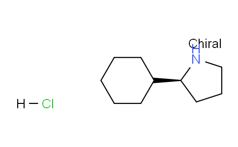 CAS No. 1384269-06-0, (S)-2-Cyclohexylpyrrolidine hydrochloride