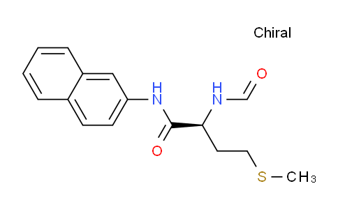 CAS No. 76078-88-1, (S)-2-Formamido-4-(methylthio)-N-(naphthalen-2-yl)butanamide