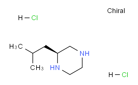 CAS No. 1240620-73-8, (S)-2-Isobutylpiperazine dihydrochloride