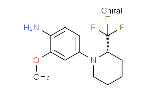 CAS No. 1416348-85-0, (S)-2-Methoxy-4-(2-trifluoromethyl-piperidin-1-yl)-aniline