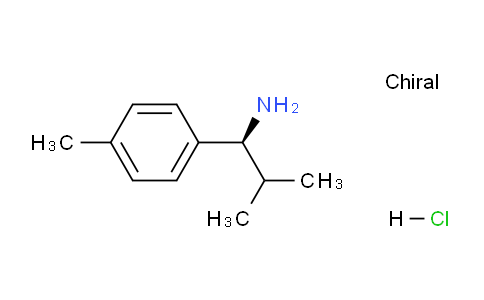 CAS No. 1391437-15-2, (S)-2-Methyl-1-(p-tolyl)propan-1-amine hydrochloride