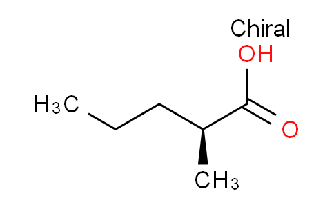 CAS No. 1187-82-2, (S)-2-Methylpentanoic acid