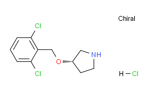 CAS No. 1289585-50-7, (S)-3-((2,6-Dichlorobenzyl)oxy)pyrrolidine hydrochloride