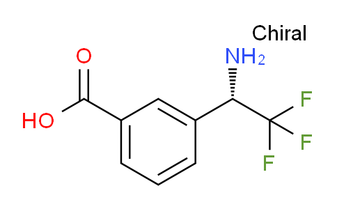 CAS No. 1213828-28-4, (S)-3-(1-Amino-2,2,2-trifluoroethyl)benzoic acid
