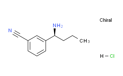 CAS No. 1213603-19-0, (S)-3-(1-Aminobutyl)benzonitrile hydrochloride