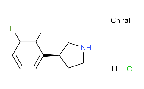 CAS No. 1311254-98-4, (S)-3-(2,3-Difluorophenyl)pyrrolidine hydrochloride