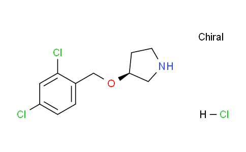 CAS No. 1289585-28-9, (S)-3-(2,4-Dichlorobenzyloxy)pyrrolidine hydrochloride