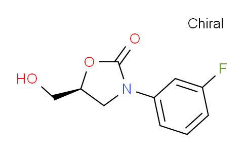 CAS No. 919081-42-8, (S)-3-(3-Fluorophenyl)-5-(hydroxymethyl)oxazolidin-2-one