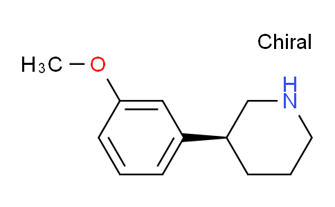 CAS No. 88784-37-6, (S)-3-(3-Methoxyphenyl)piperidine