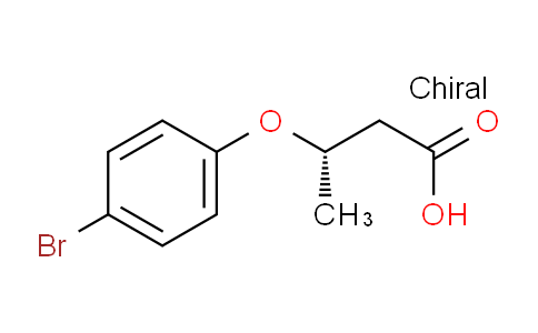 CAS No. 1416444-67-1, (S)-3-(4-Bromophenoxy)butanoic acid