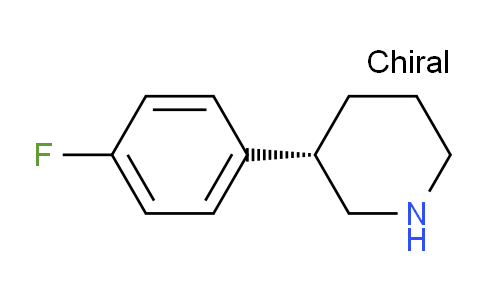 CAS No. 1217978-01-2, (S)-3-(4-Fluorophenyl)piperidine