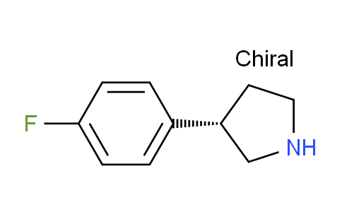 CAS No. 895243-06-8, (S)-3-(4-Fluorophenyl)pyrrolidine